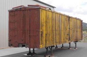 D&RGW Reefer 39 at Holts Metal in Durango.